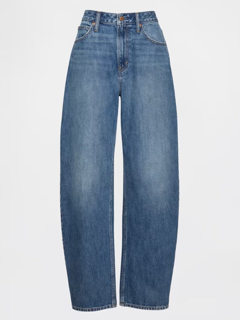 Gap Curvy High Rise Barrel Jeans